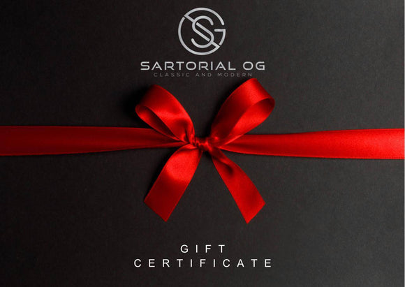 SOG GIFT CARD - SARTORIAL OG