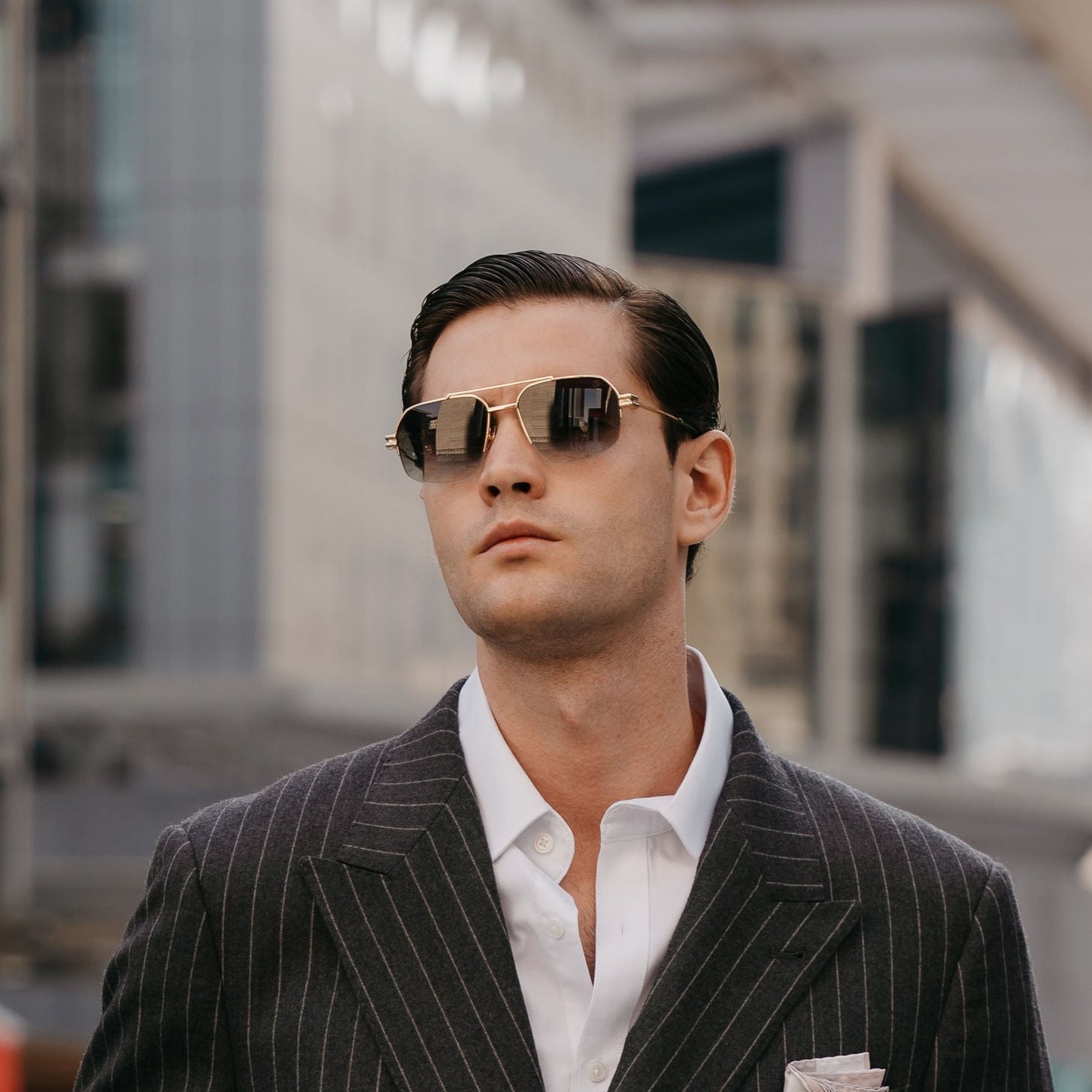 The Curve Aviator - Smoke Green - SARTORIAL OG